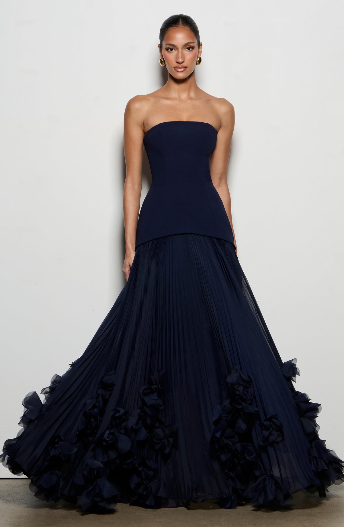 Robe de soirée Seraphina — Bleu marine — vue 5