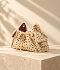Ornella crossbody bag — Beige and black leopard print