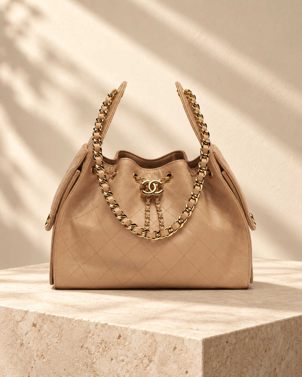 Inès crossbody bag — Taupe