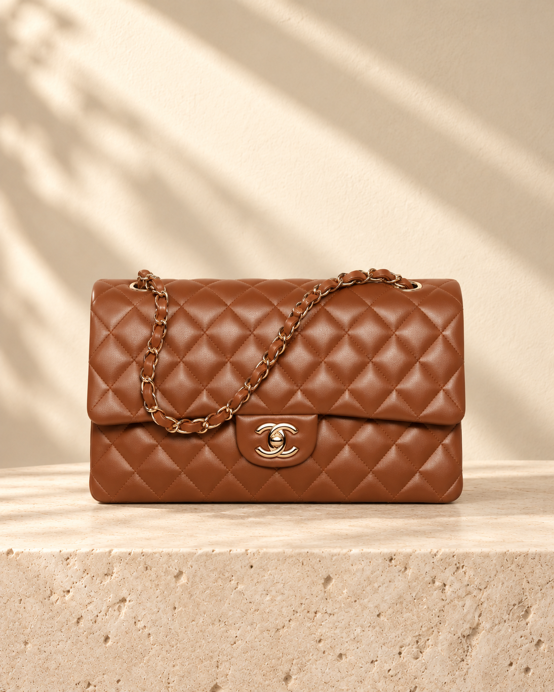 Borsa a mano Camille — Cammello