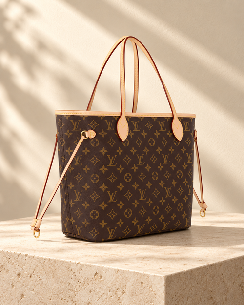 Romane tote bag — Brown print