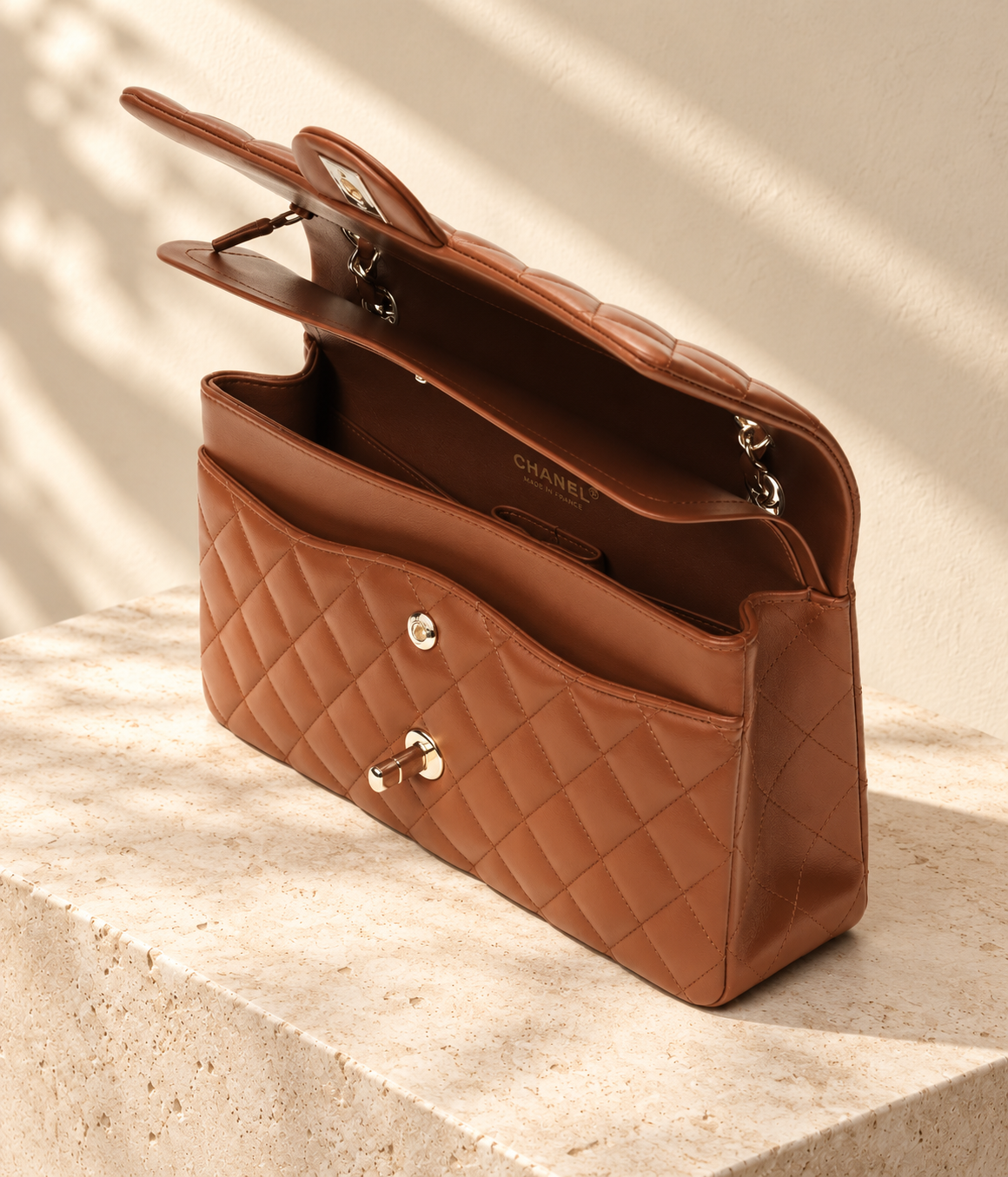Borsa a mano Camille — Cammello