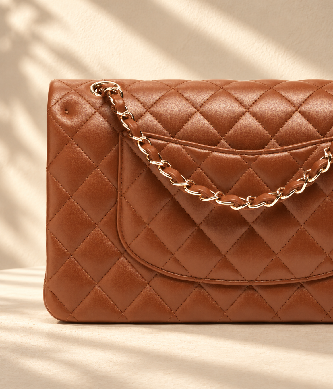 Borsa a mano Camille — Cammello
