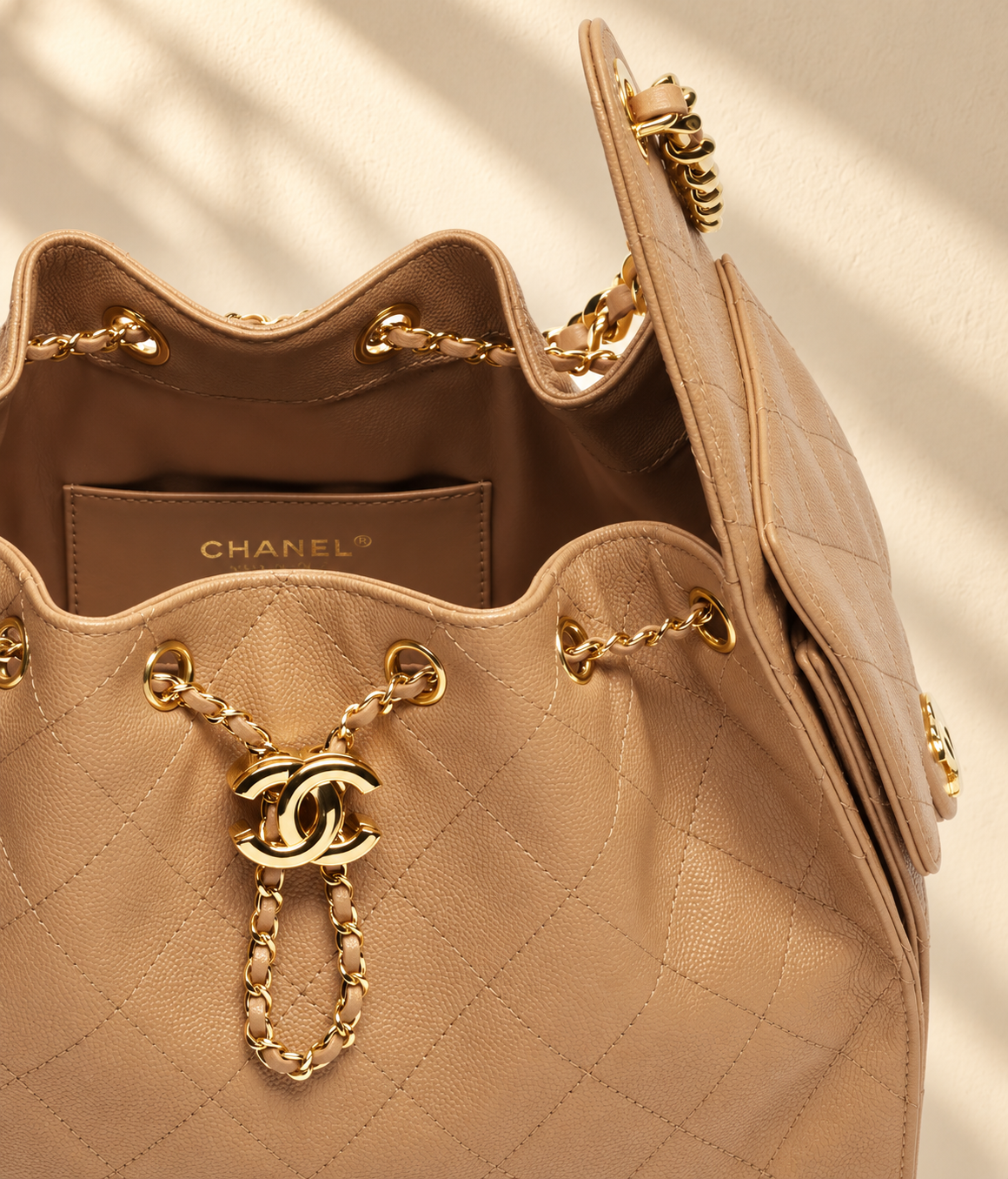 Inès crossbody bag — Taupe