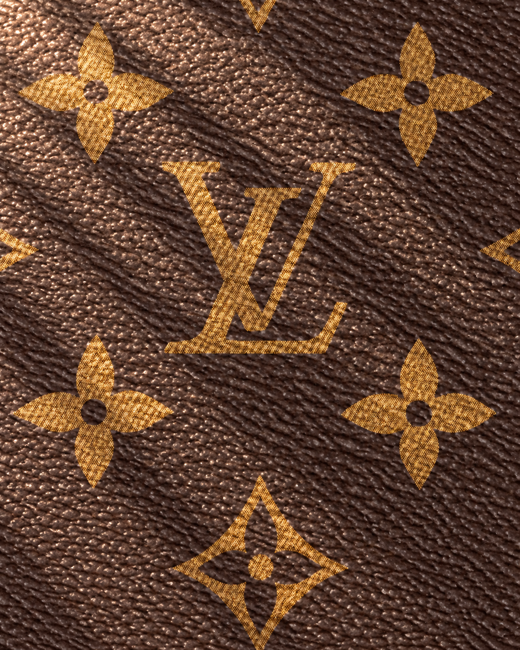 Borsa shopper Romane — Stampa marrone