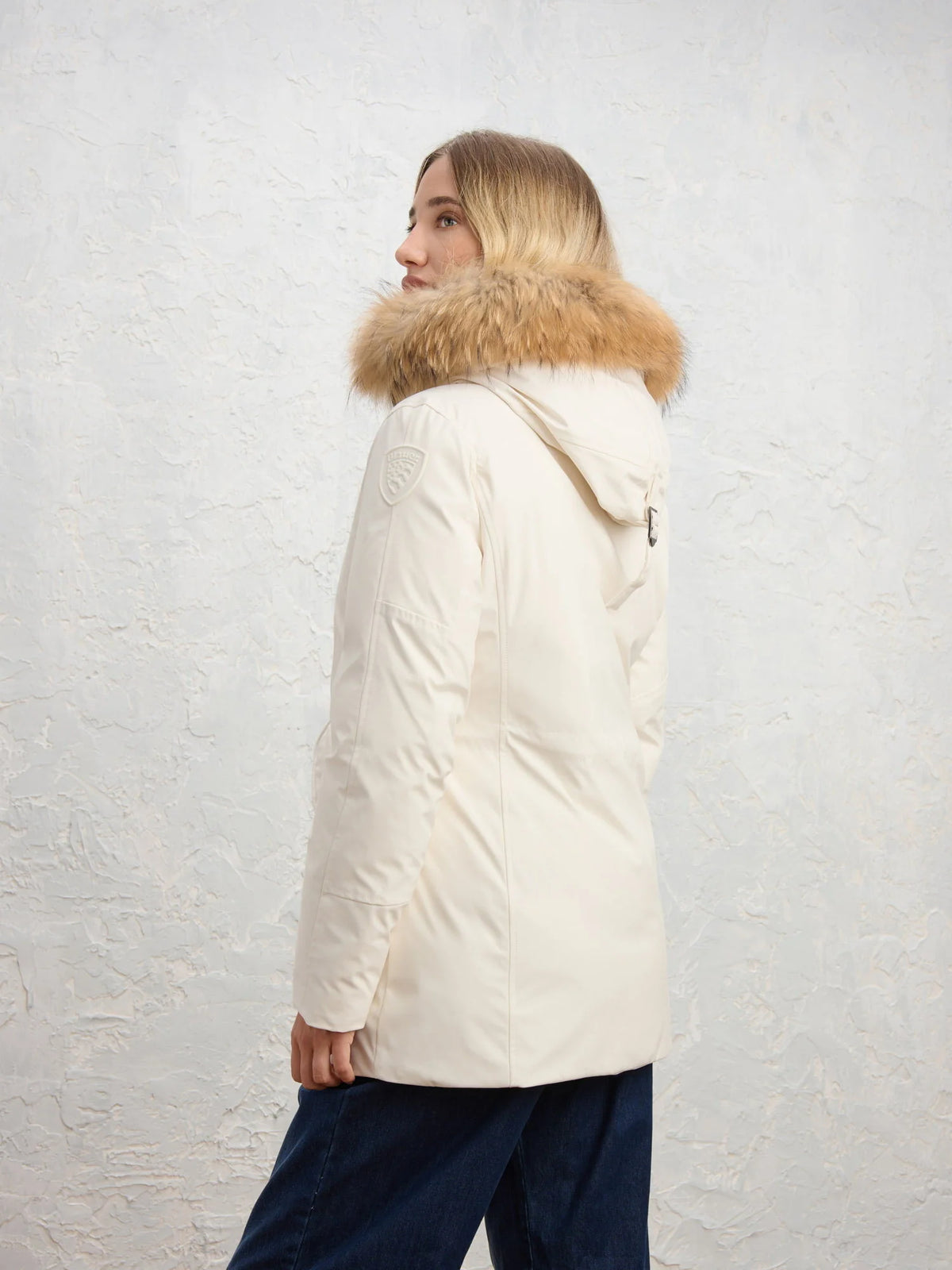 Parka Blauer Irma — Bianco — vista 4