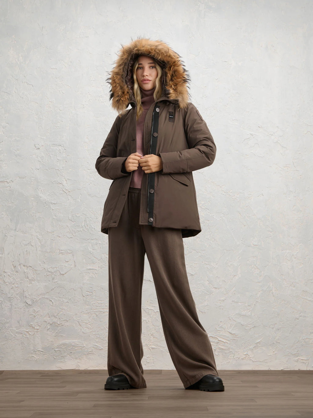 Parka Blauer Irma — Marron — vue 3
