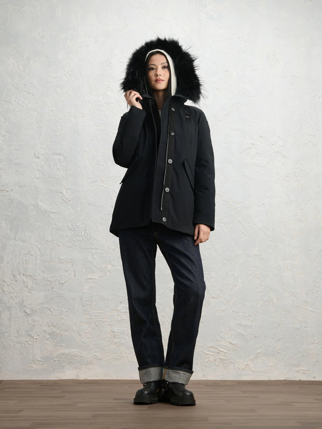 Parka Blauer Irma — Noir — vue 3