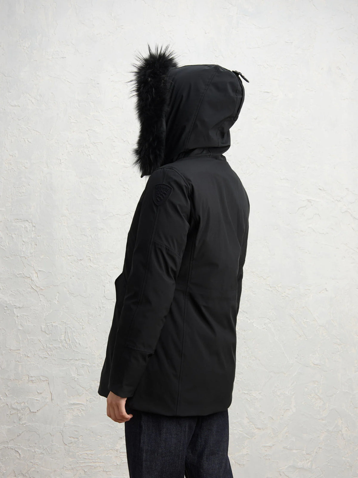 Parka Blauer Irma — Nero — vista 4