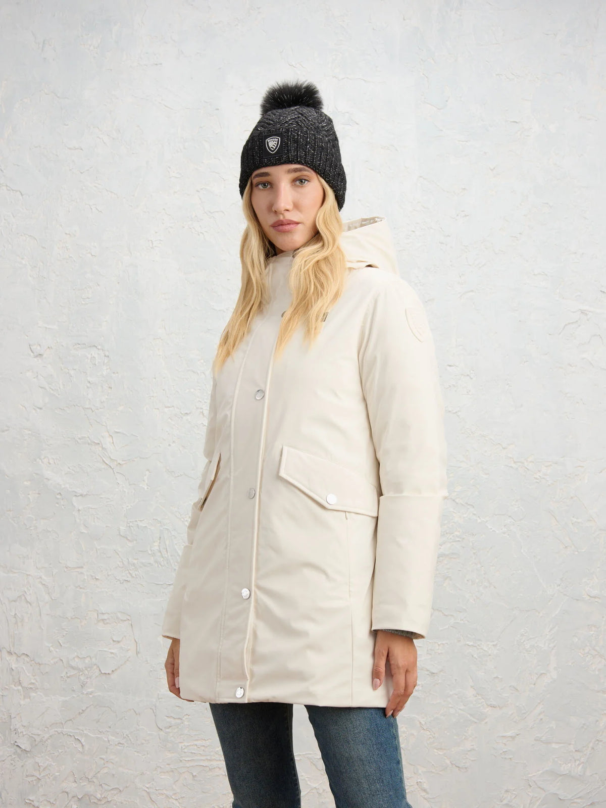 Parka Blauer Queensberry — Bianco