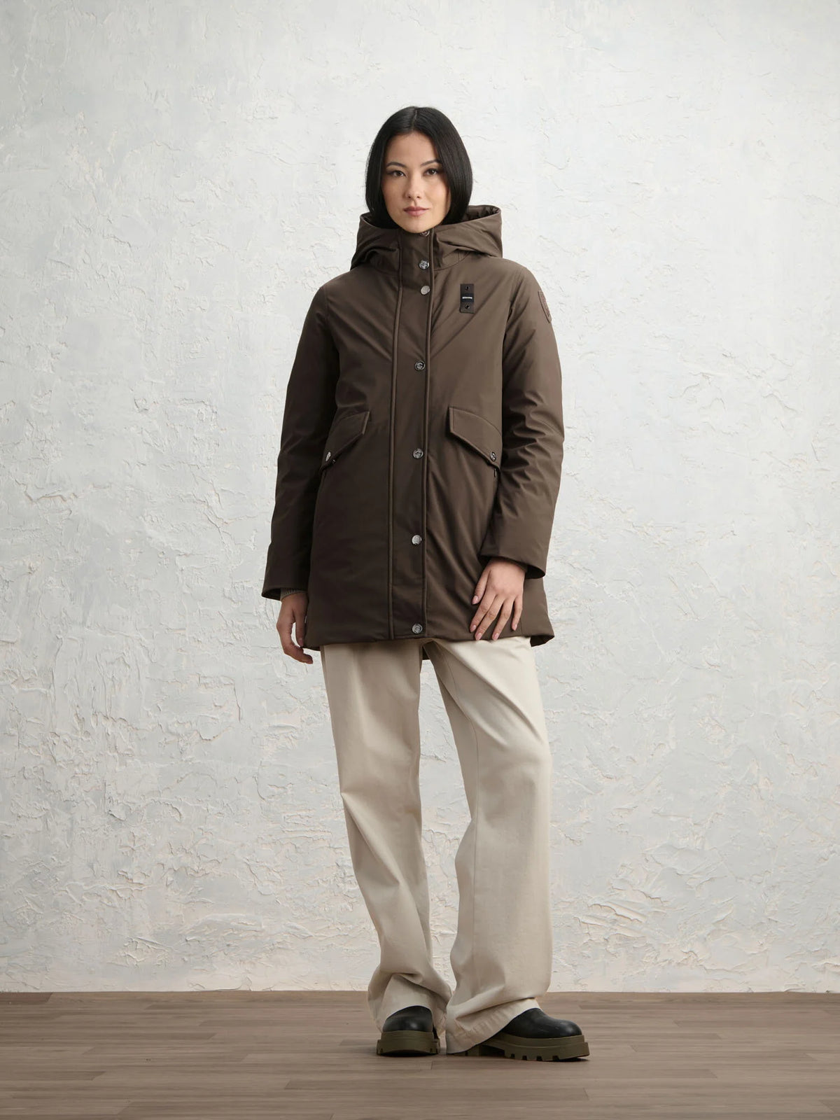 Parka Blauer Queensberry — Marrone — vista 3
