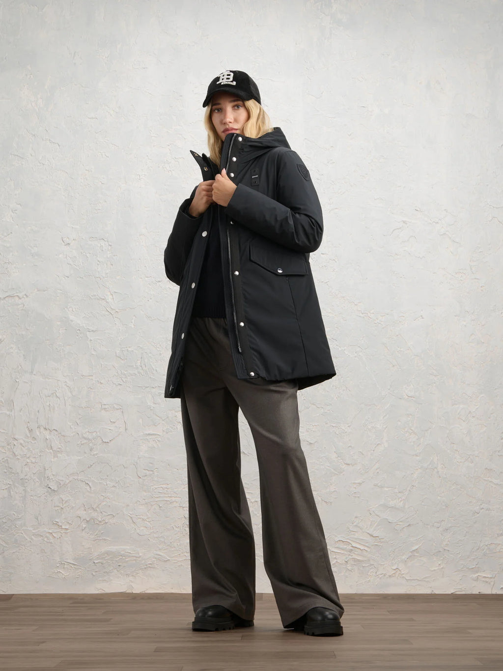 Blauer Queensberry parka — Black — view 3