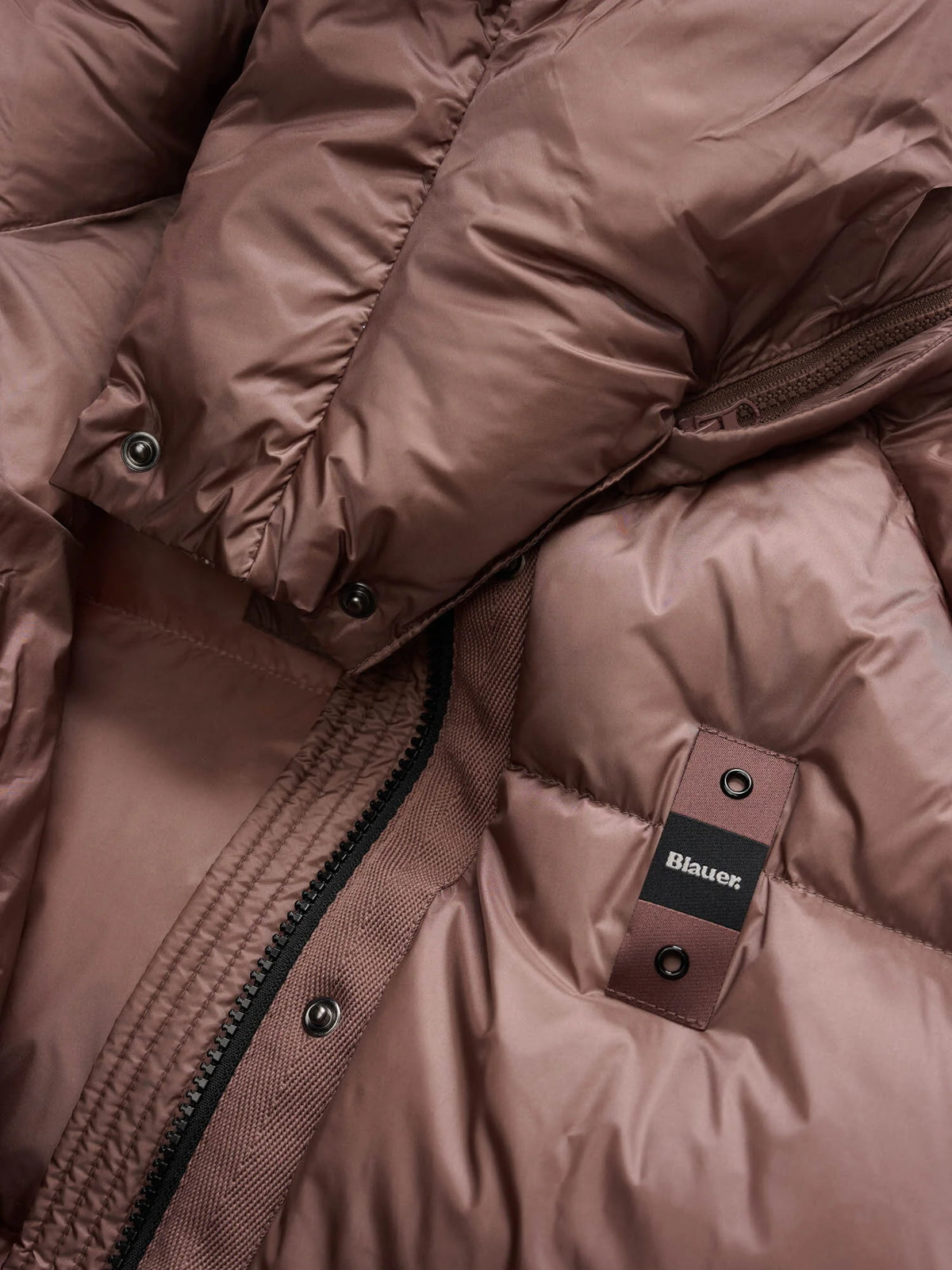 Blauer Granger long down jacket — Brown — view 5