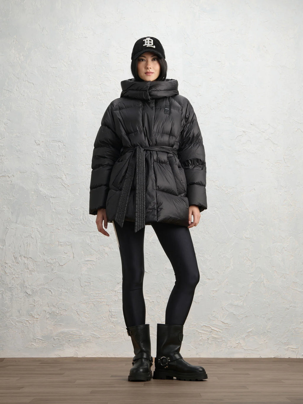Piumino lungo Blauer Granger — Nero — vista 3