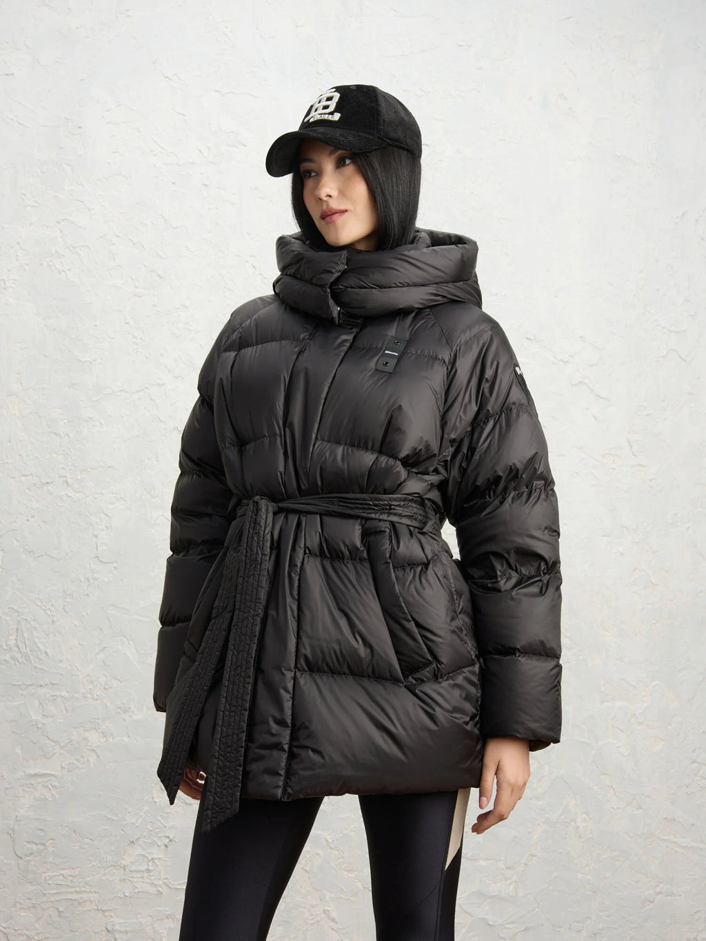 Piumino lungo Blauer Granger — Nero