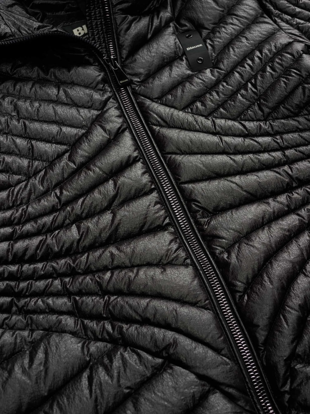 Blauer Forsyth long down jacket — Black — view 5