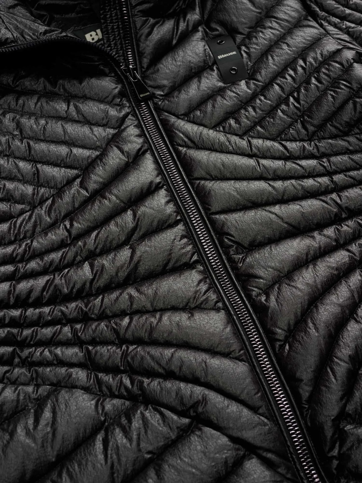 Blauer Forsyth long down jacket — Black — view 5