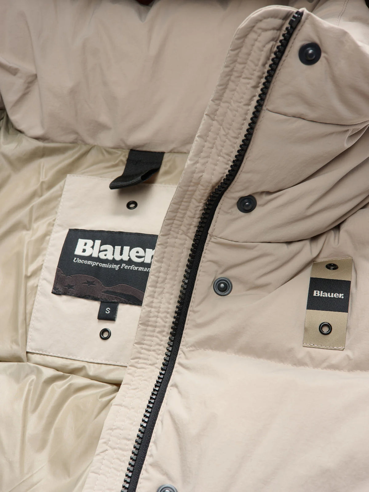 Piumino lungo Blauer Chelsea — Grigio nebbia — vista 5