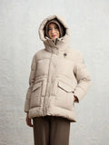Piumino lungo Blauer Chelsea — Grigio nebbia