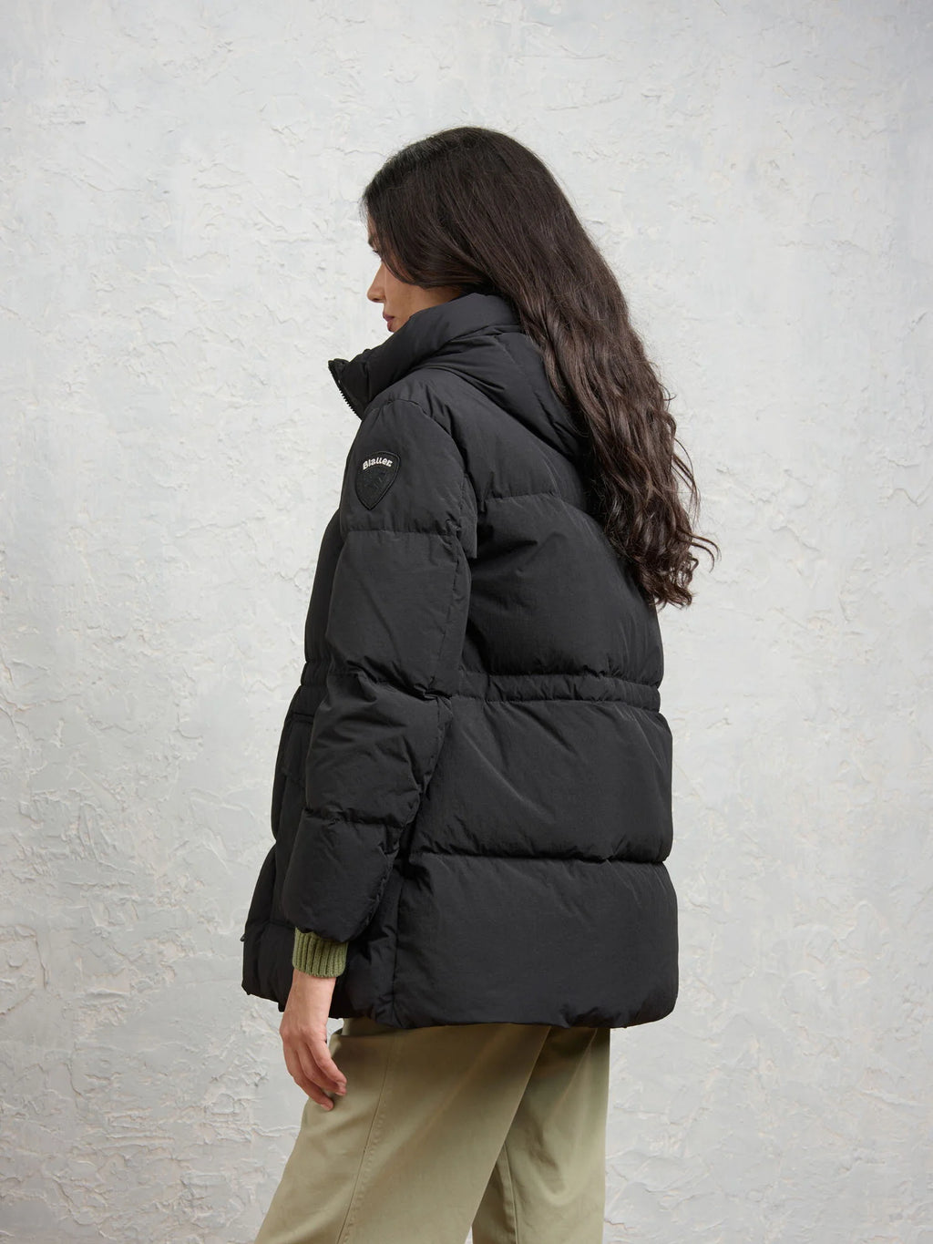 Piumino lungo Blauer Chelsea — Nero — vista 4