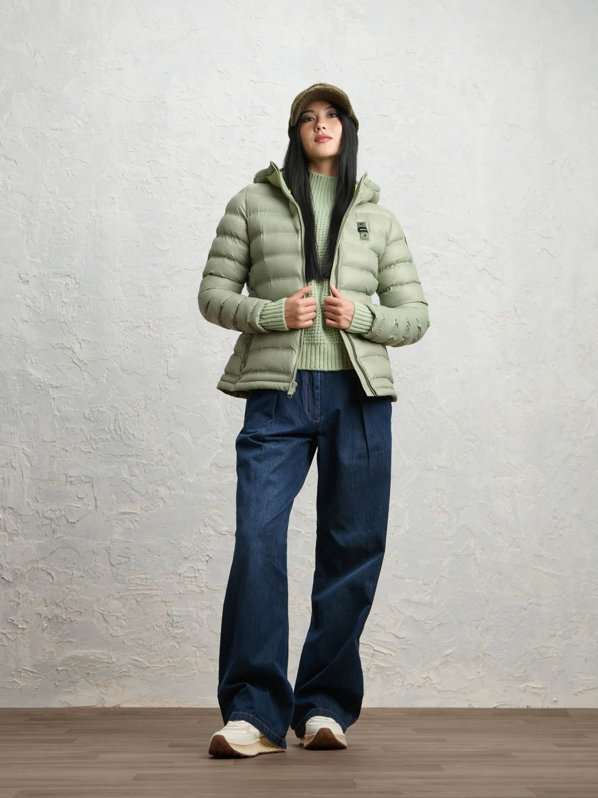 Piumino Blauer Ellis — Verde olio — vista 3