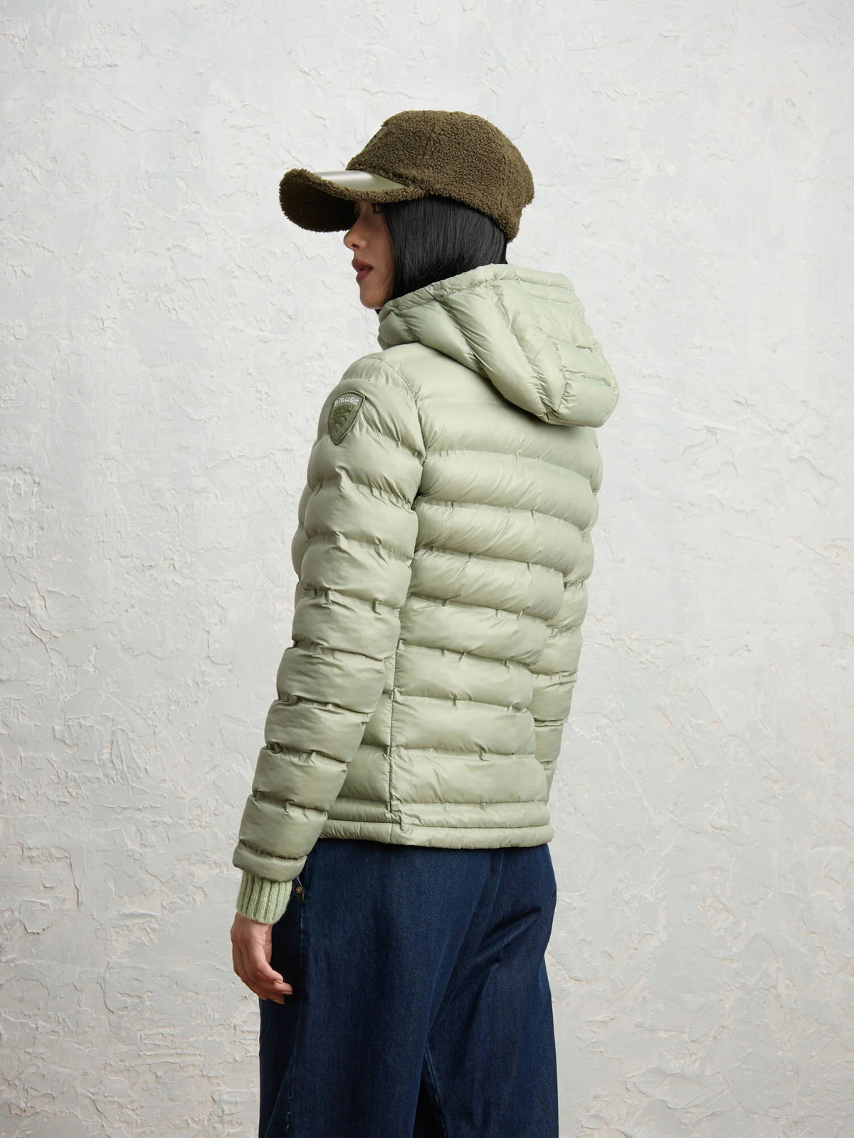 Piumino Blauer Ellis — Verde olio — vista 4