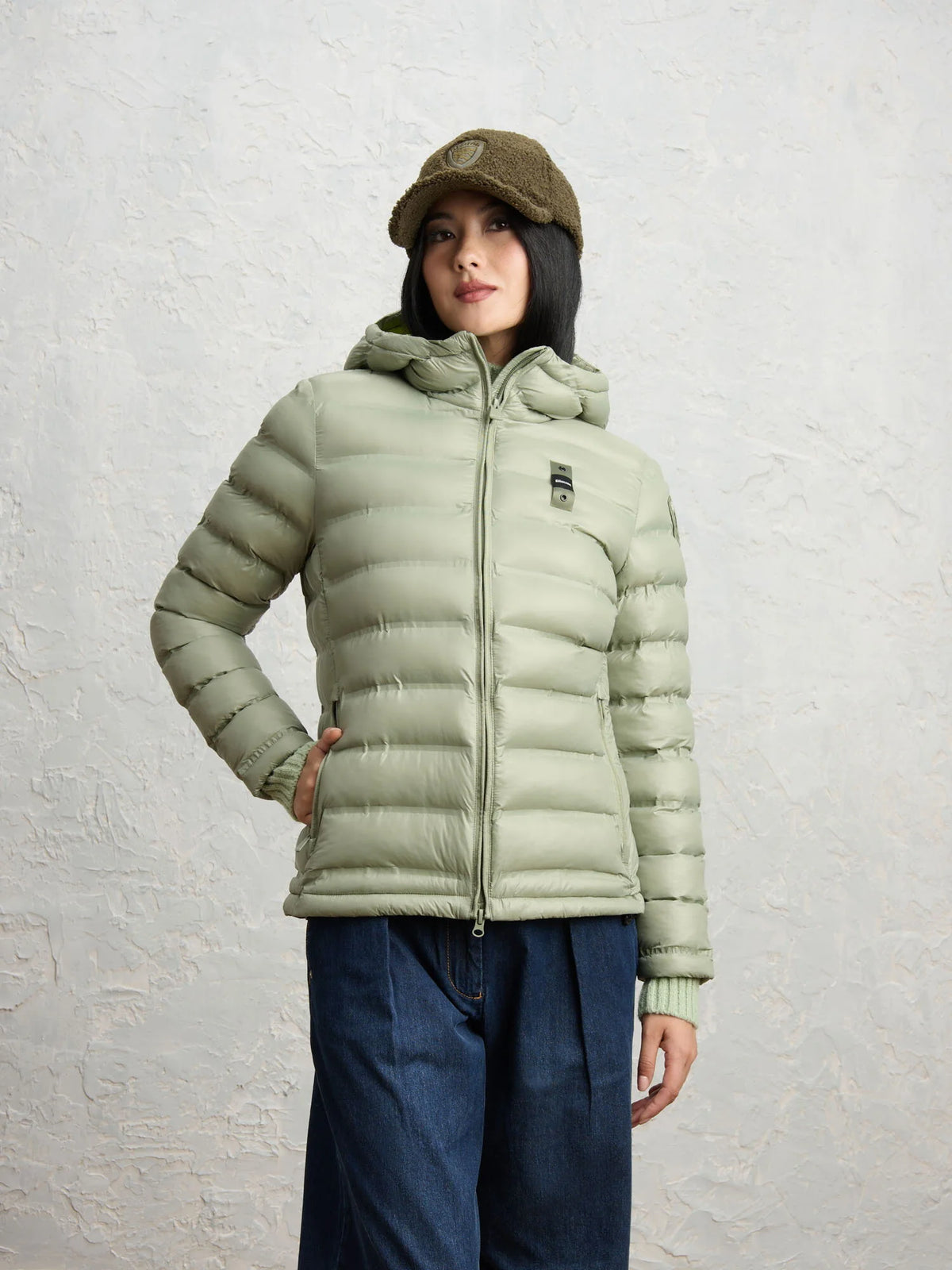 Piumino Blauer Ellis — Verde olio