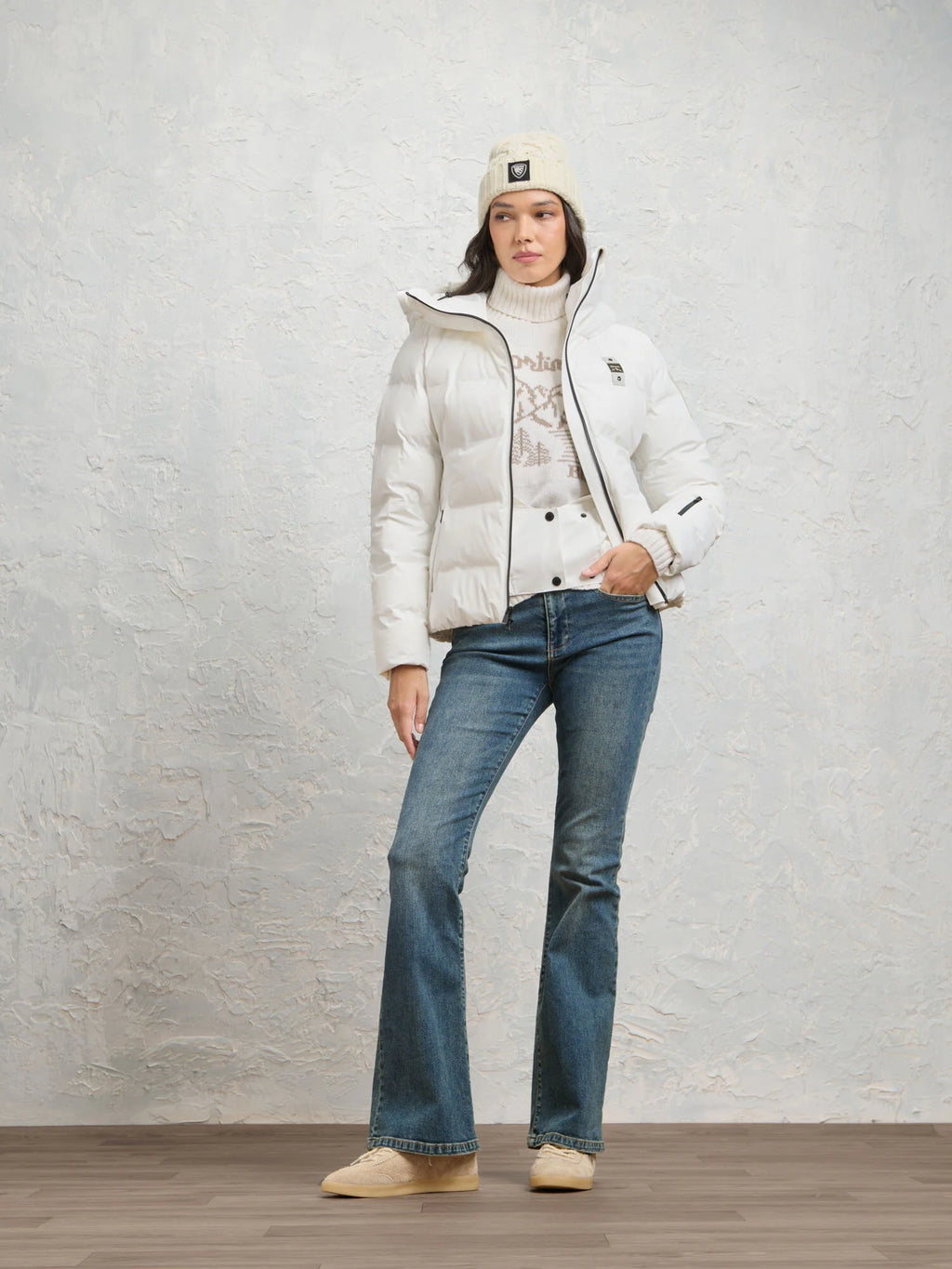 Doudoune Blauer Croda — Blanc — vue 3