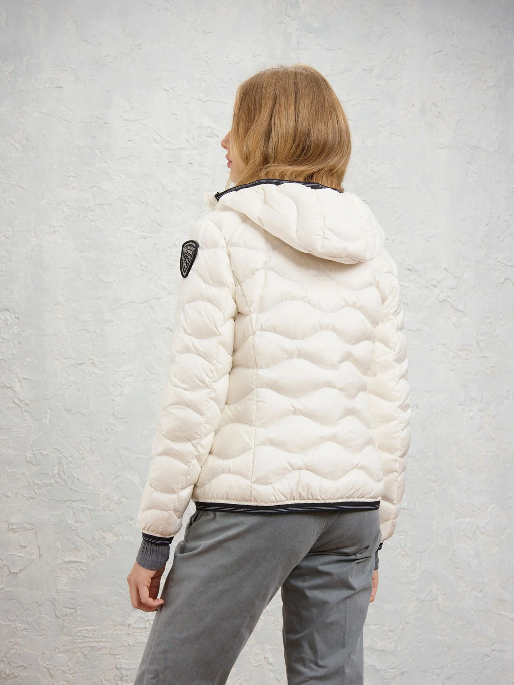 Blauer Camelia down jacket — Optical white — view 4