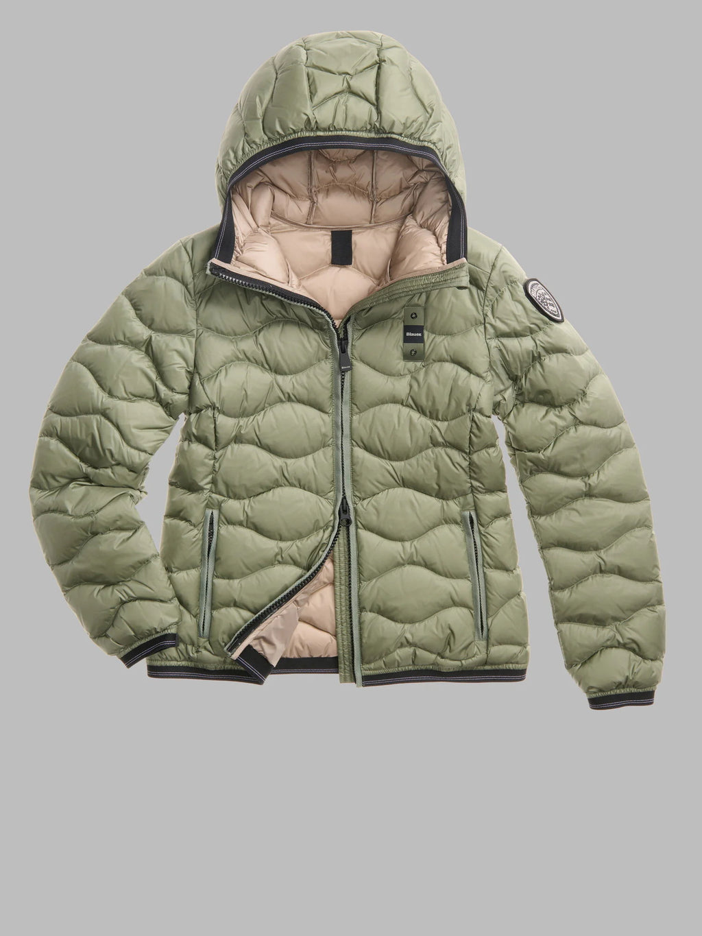Piumino Blauer Camelia — Verde olio — vista 2