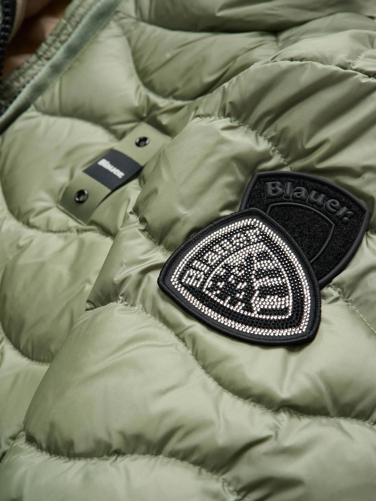 Blauer Camelia down jacket — Oil green — view 5