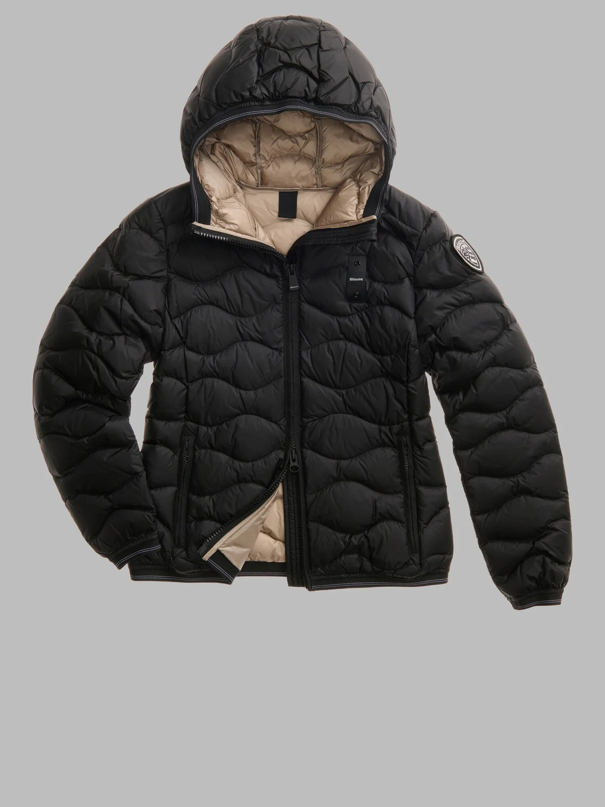 Blauer Camelia down jacket — Black — view 2
