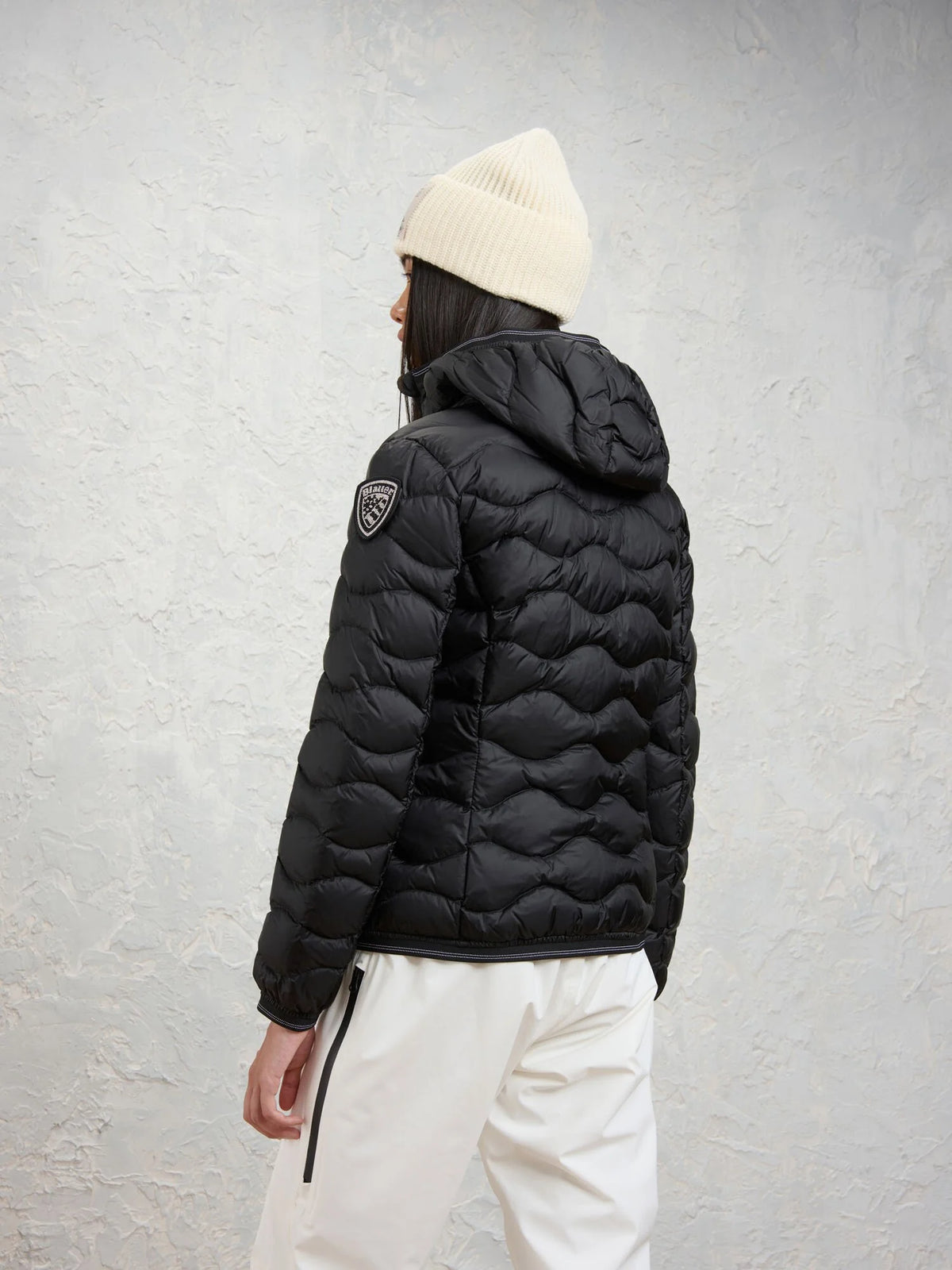 Blauer Camelia down jacket — Black — view 4