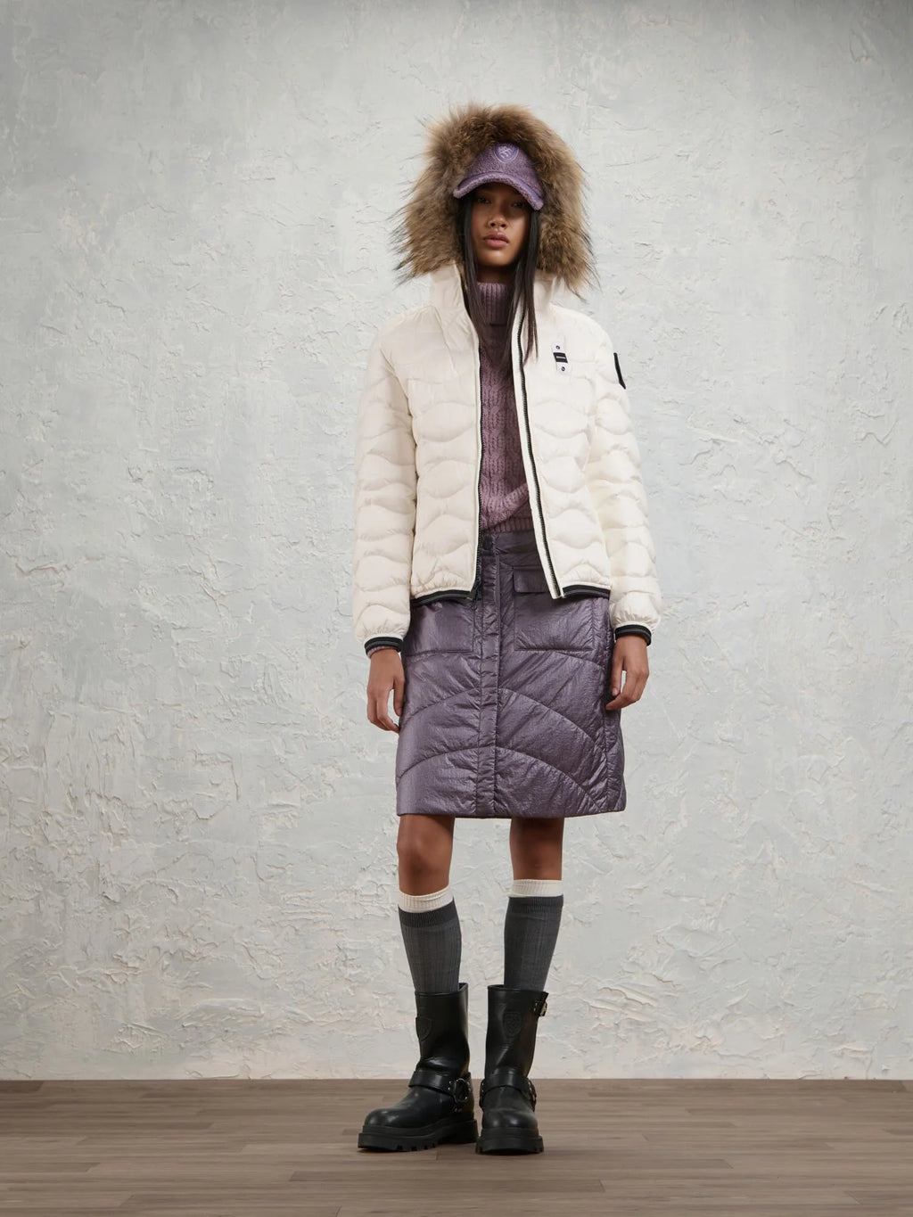 Blauer Aldie down jacket — Optical white — view 3