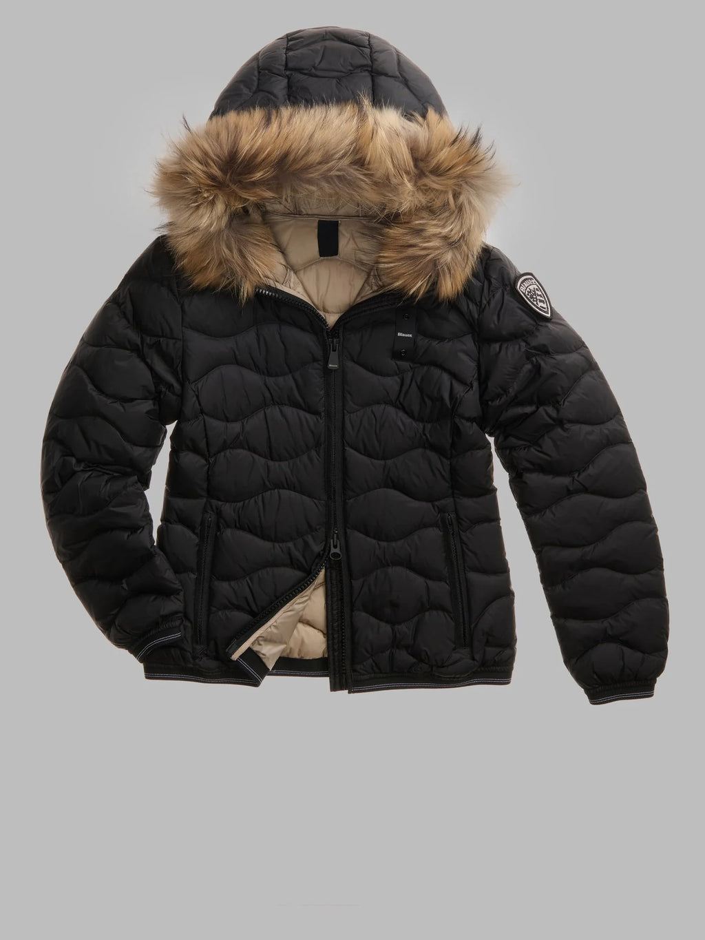 Blauer Aldie down jacket — Black — view 2