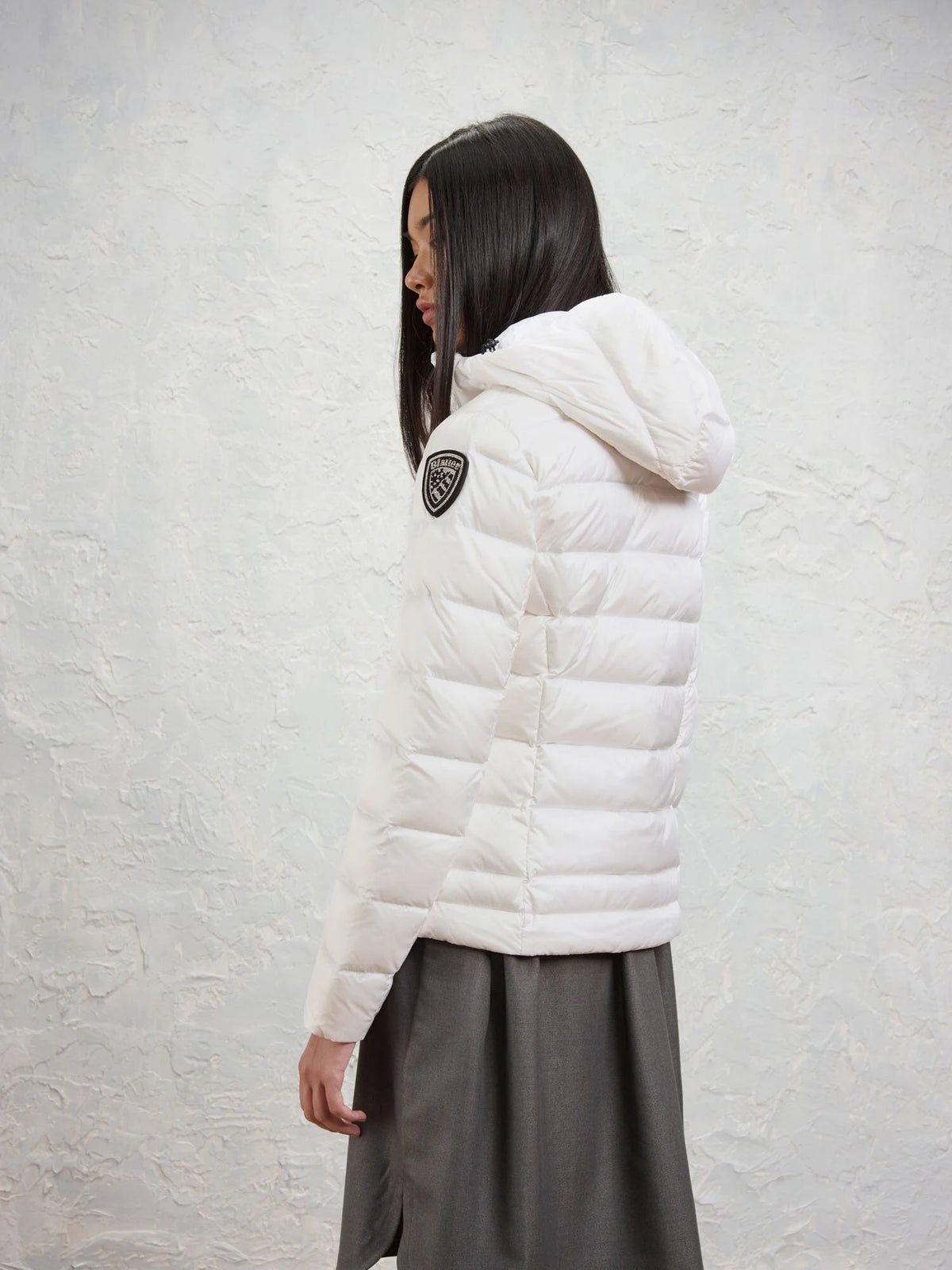 Blauer Charme down jacket — Optical white — view 4