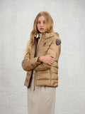 Blauer Charme down jacket — Café au lait