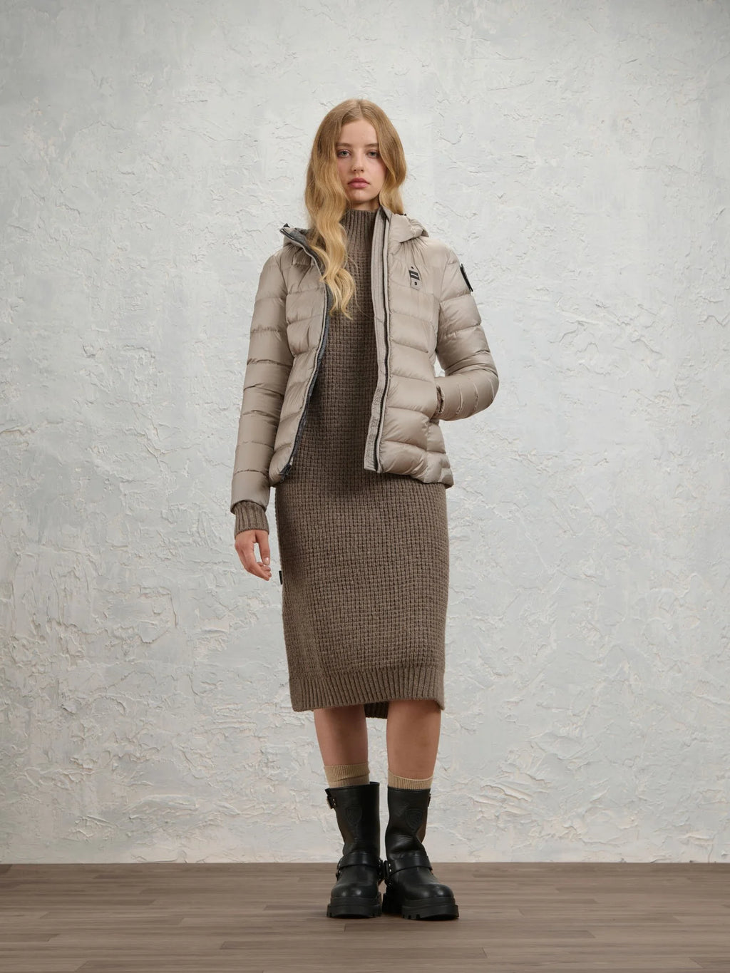 Doudoune Blauer Charme — Gris brume — vue 3