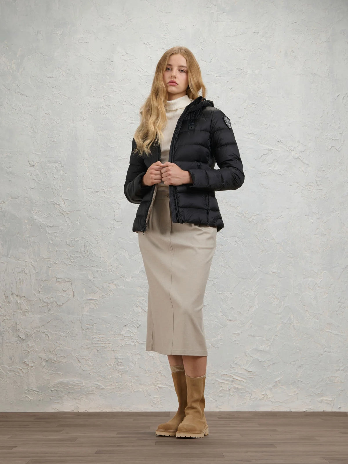 Piumino Blauer Charme — Nero — vista 3