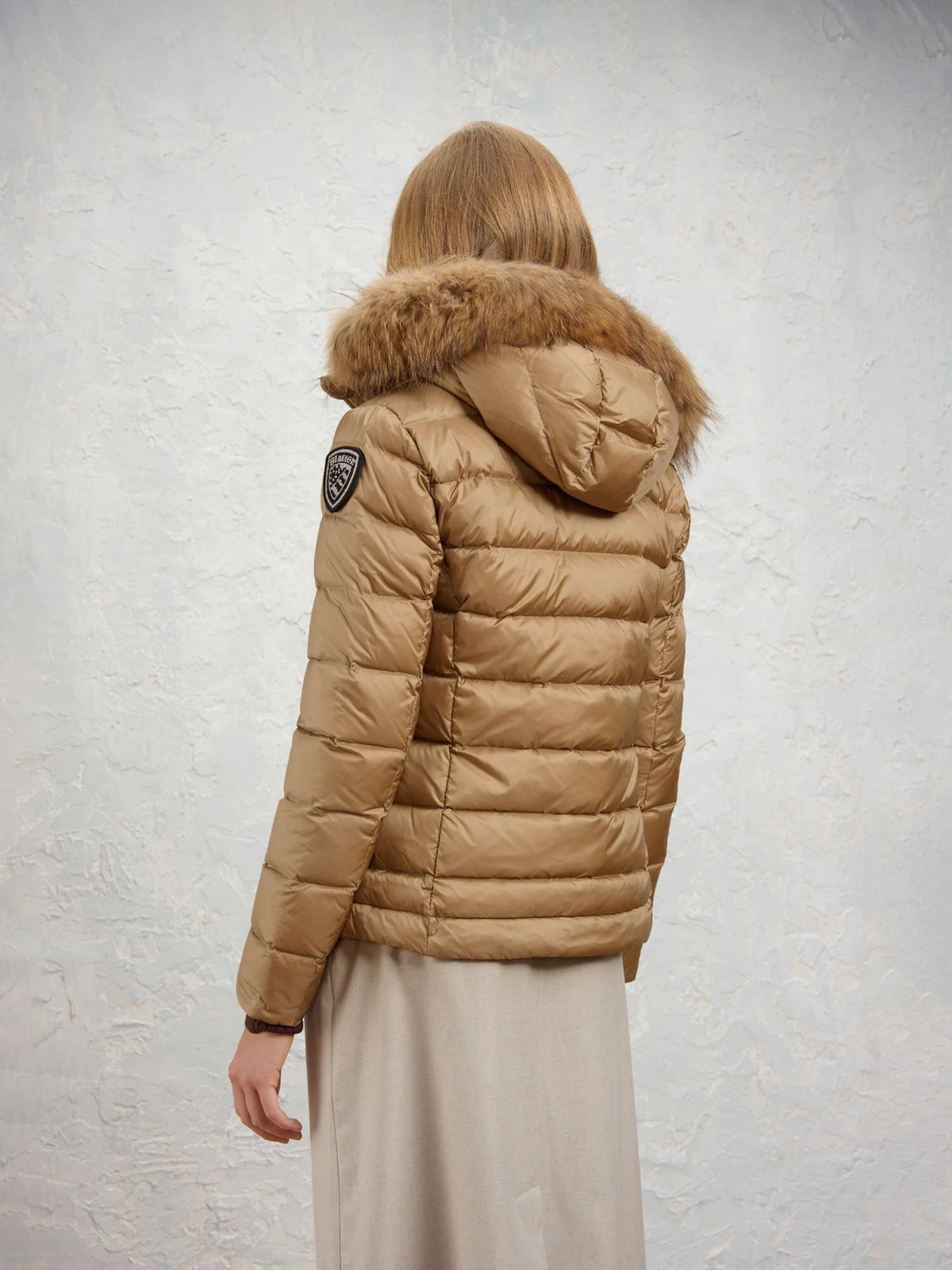 Blauer Arcadia down jacket — Café au lait — view 4