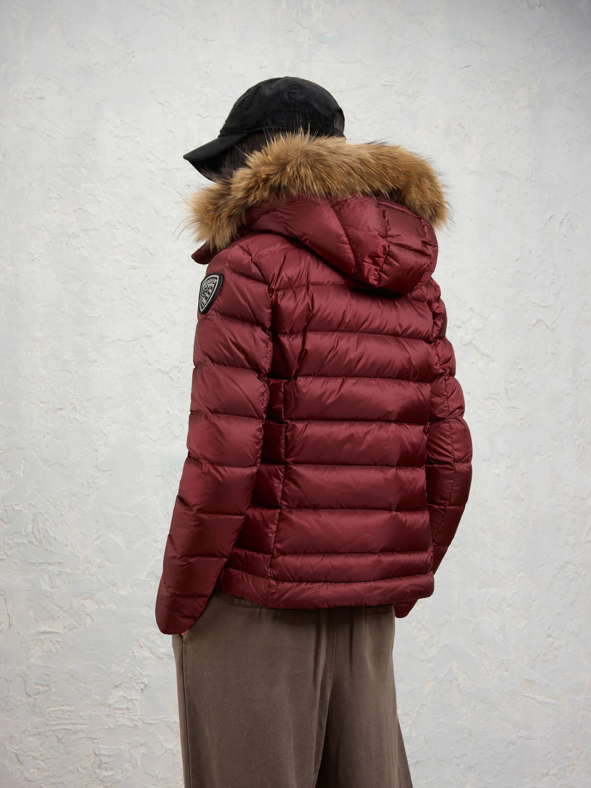 Blauer Arcadia down jacket — Mahogany — view 4