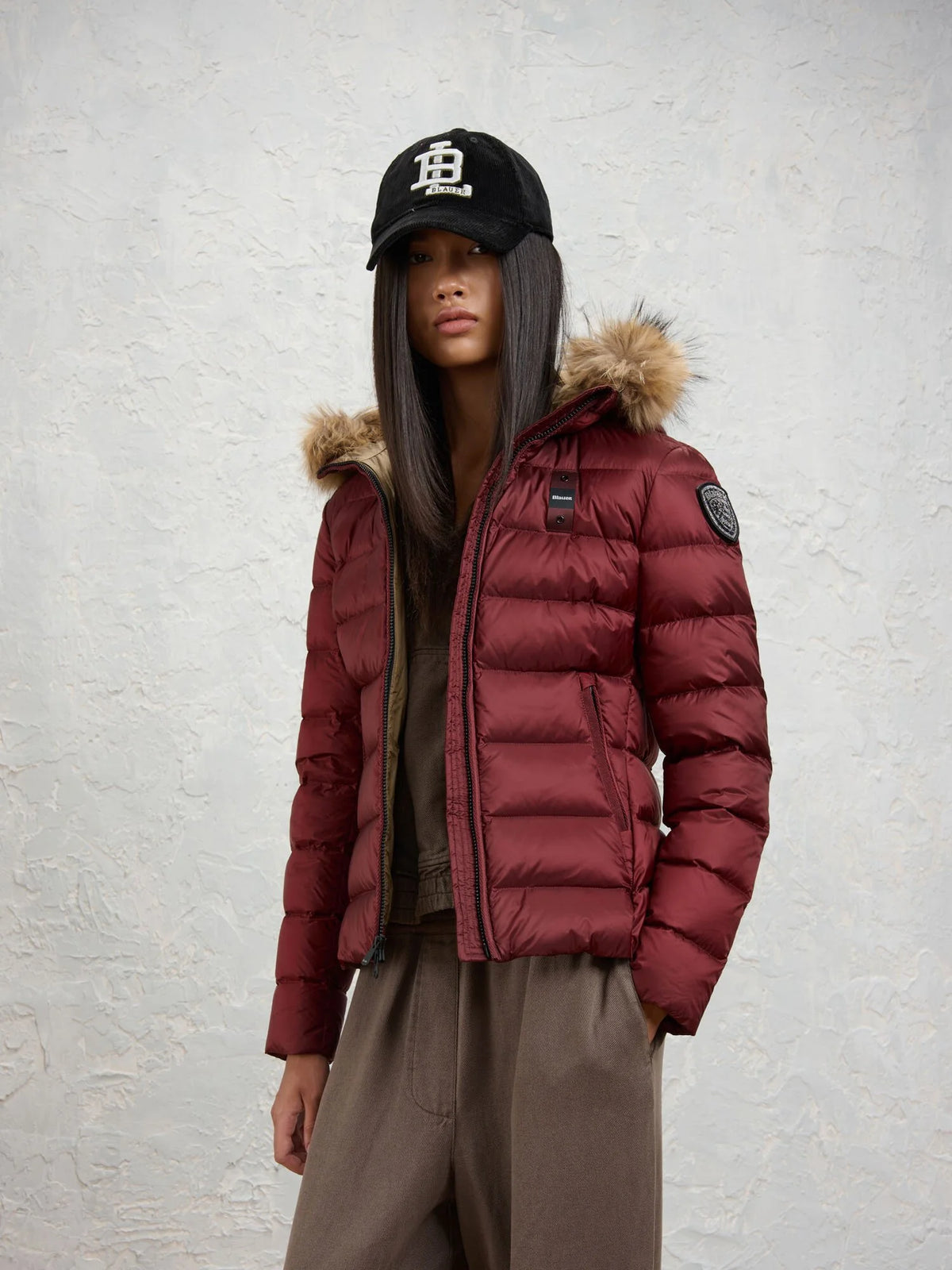 Blauer Arcadia down jacket — Mahogany