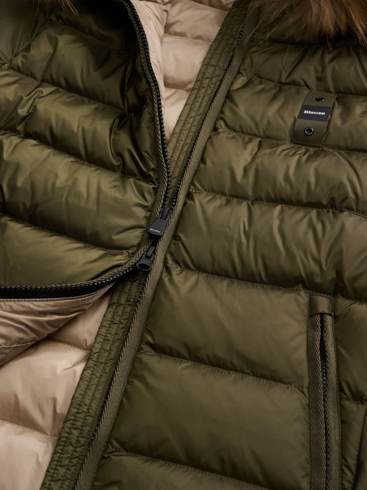 Blauer Arcadia down jacket — Dark olive — view 5