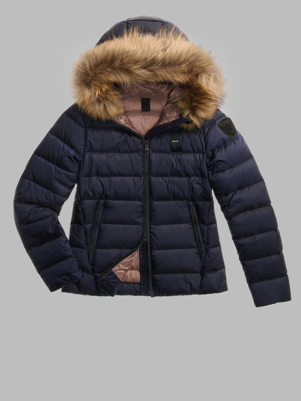 Blauer Arcadia down jacket — Navy — view 2