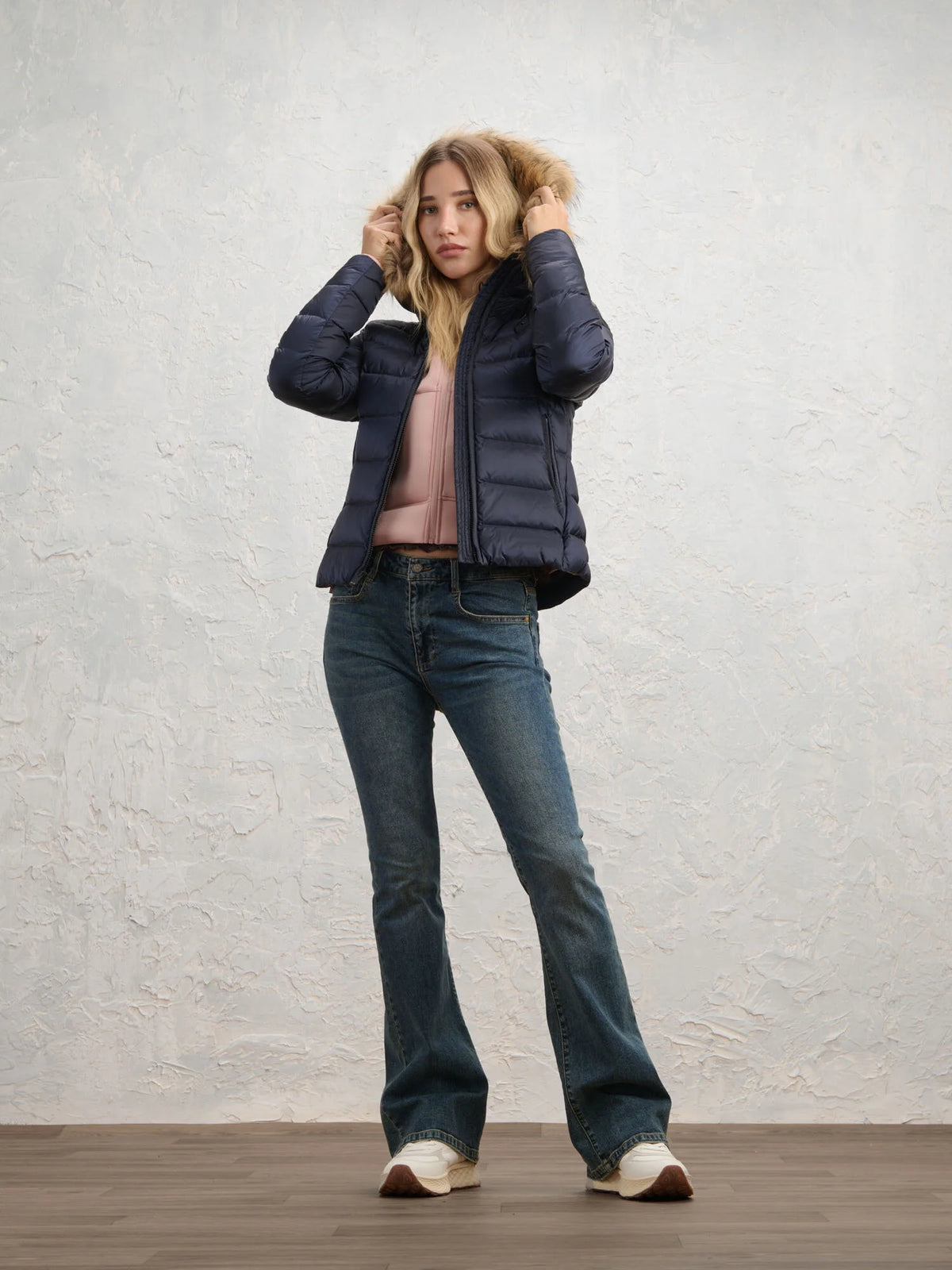 Blauer Arcadia down jacket — Navy — view 3