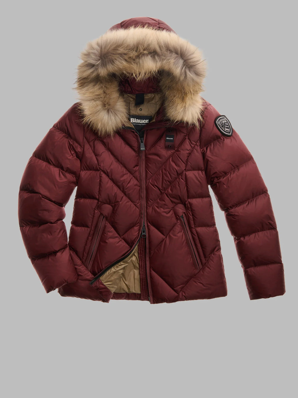 Piumino Blauer Alicia — Mogano — vista 2