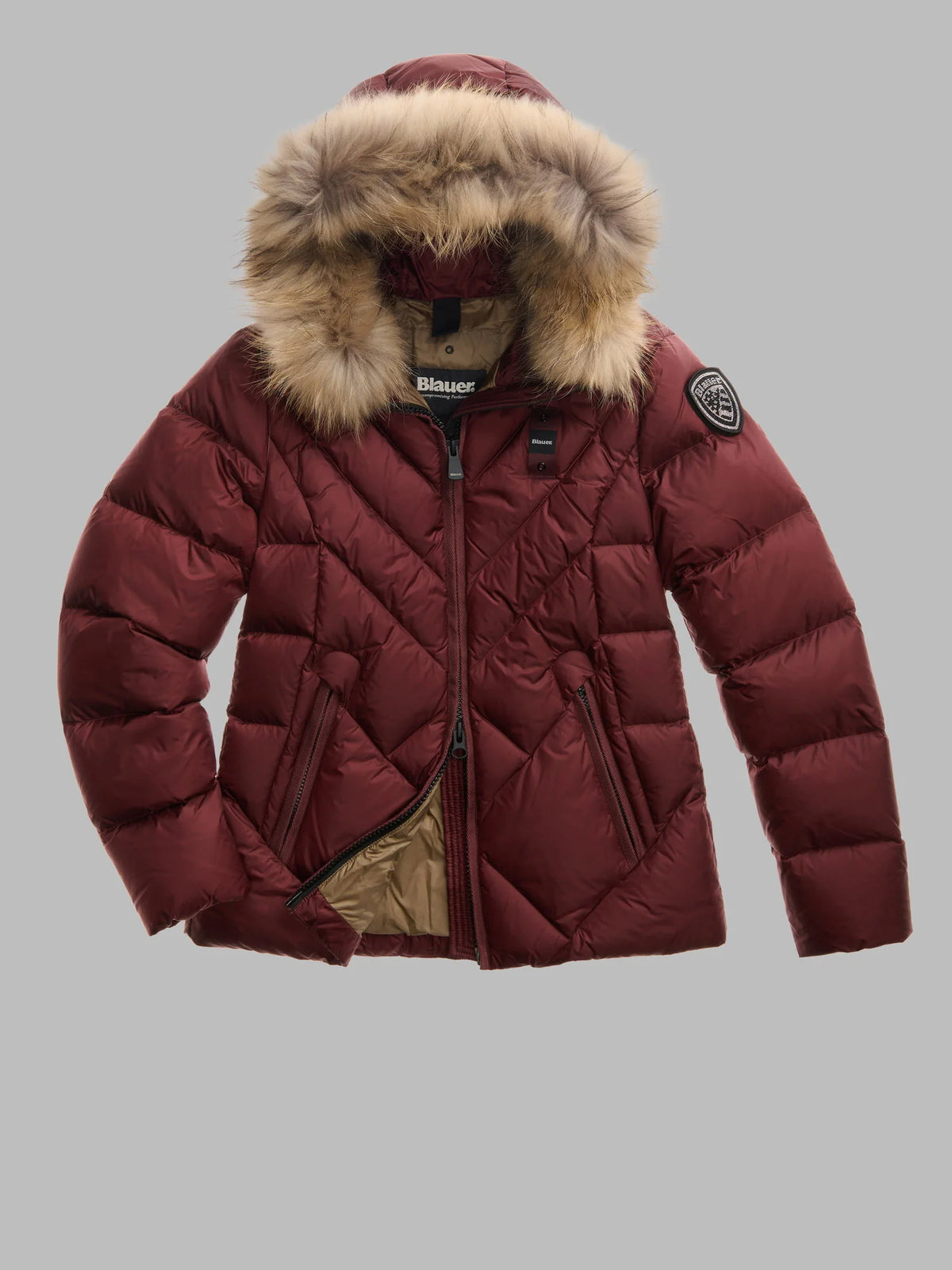 Piumino Blauer Alicia — Mogano — vista 2