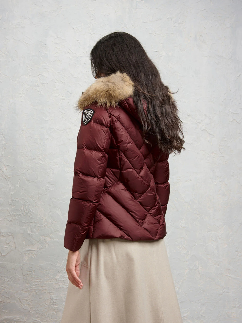 Piumino Blauer Alicia — Mogano — vista 4