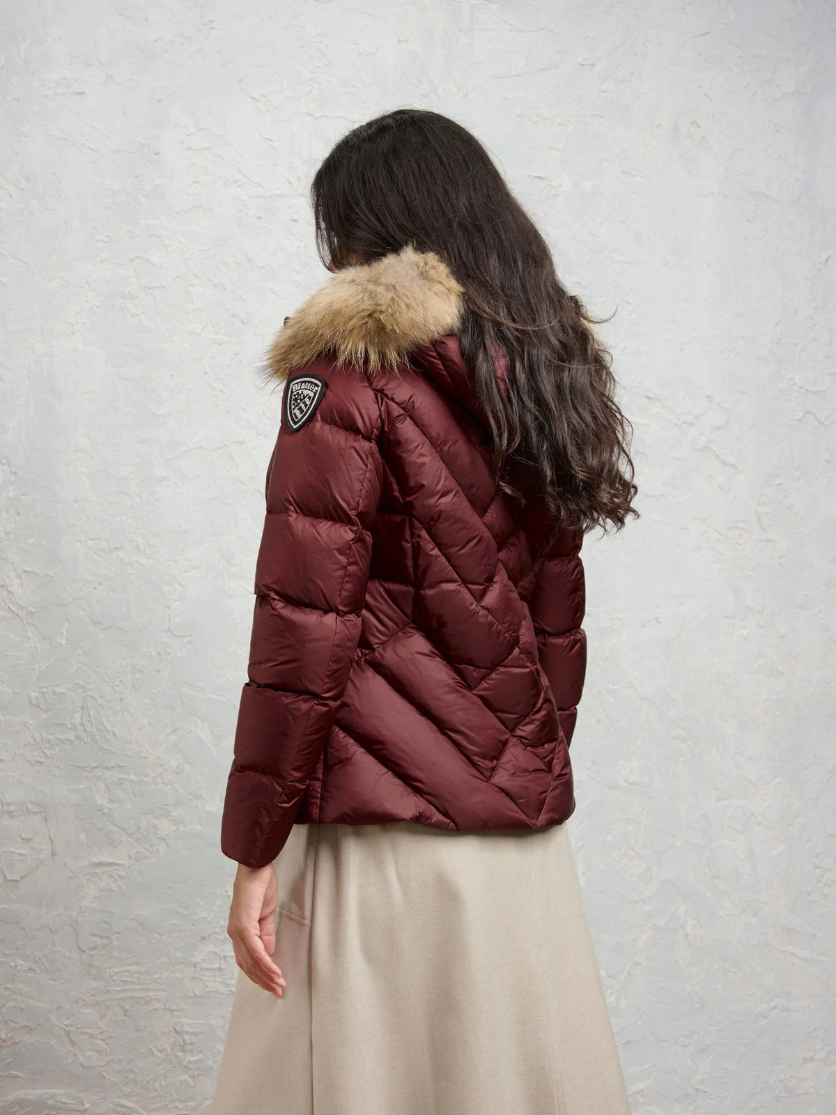 Piumino Blauer Alicia — Mogano — vista 4