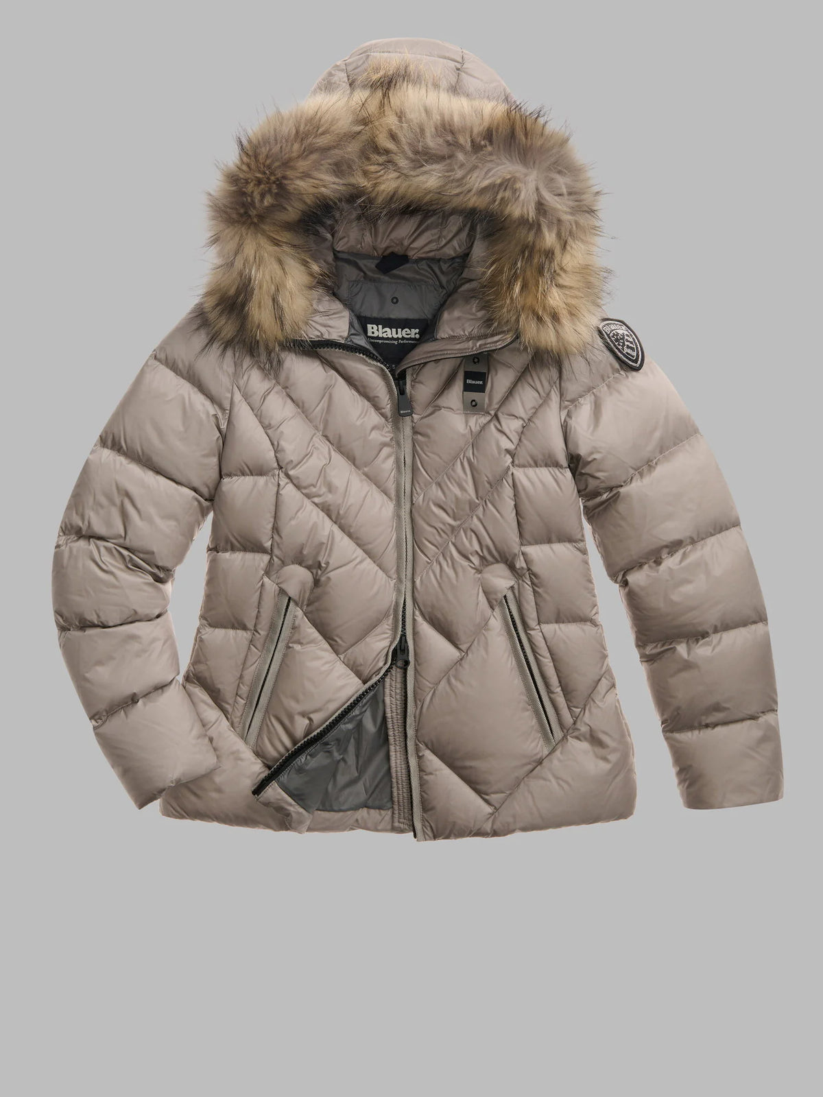 Piumino Blauer Alicia — Grigio nebbia — vista 2